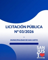 MUNICIPALIDAD DE LA CIUDAD DE SAN JUSTO, LICITACIÓN PÚBLICA N° 03/2026.